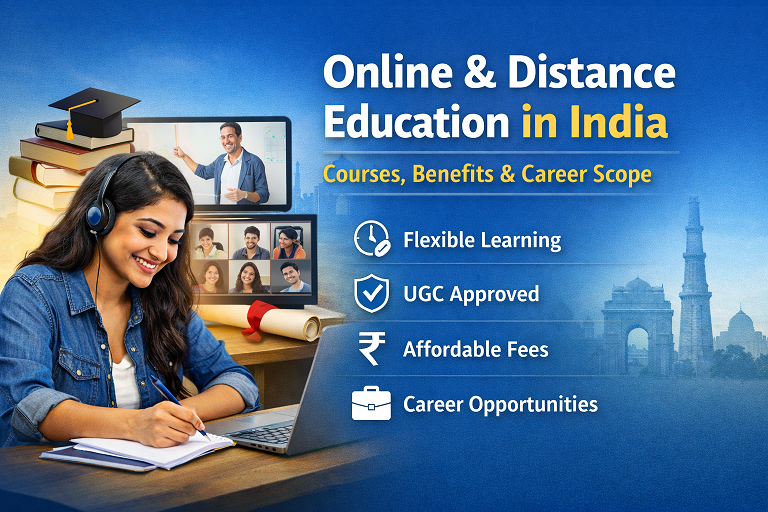 Online & Distance Education in India: Courses, Benefits & Career Scope